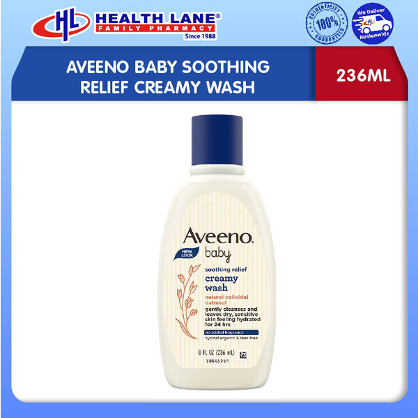 AVEENO BAYI SOOTHING RELIEF KRIMY SABUN (236ML)